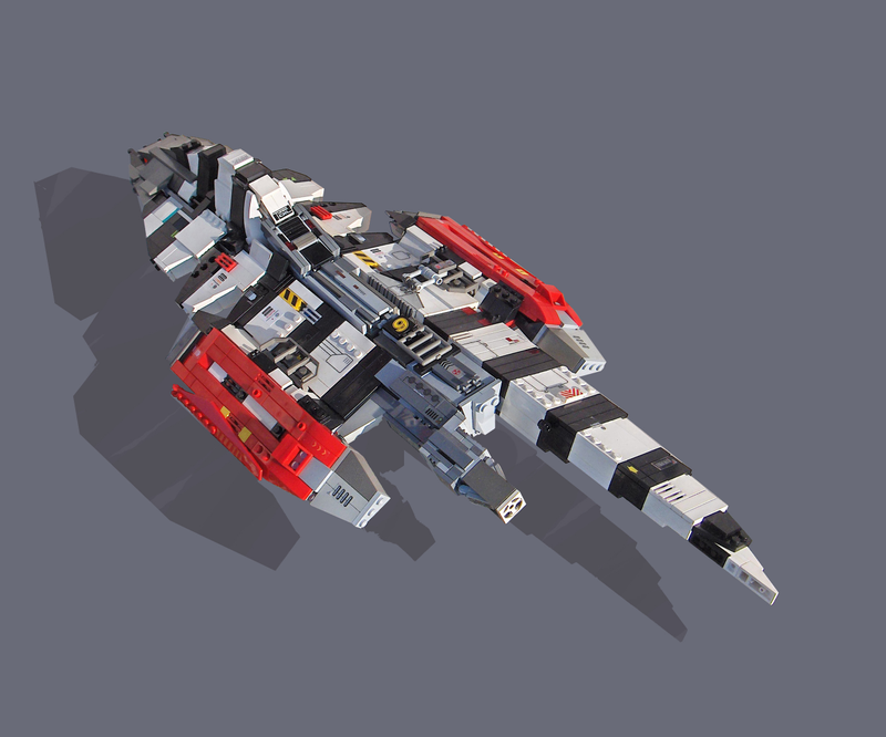 Illustration for article titled LEGO Homeworld Ships Are Works Of Art